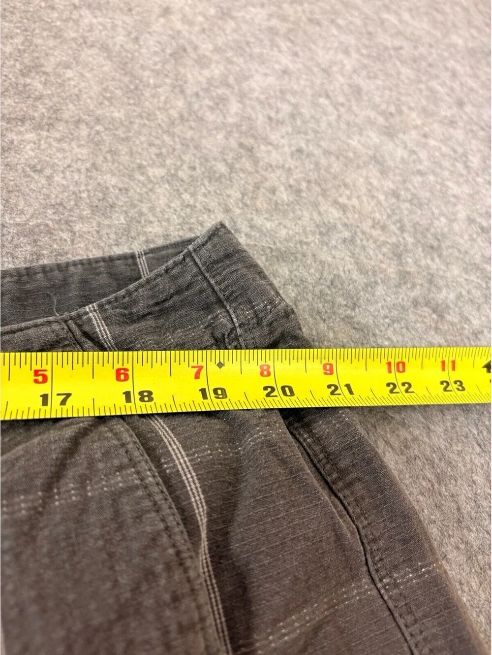 The North Face Cargo Shorts Rainier Surplus Mens 40 Gray Twill Hiking Outdoor